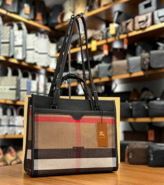 Burberry Vintage Check Shopper Bag