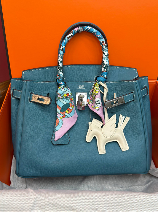 Hermes Birkin 30 blue